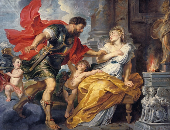 Mars et Rhéa Silvia, 1617, Pierre Paul Rubens, Vienne, musée Liechtenstein