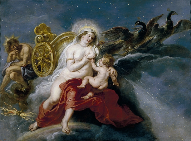 El nacimiento de la Vía Láctea, 1636-1638, Peter Paul Rubens, Madrid, Museo del Prado