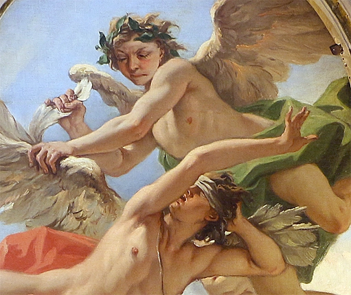 Eros y Anteros o El castigo de Amor, 1706-1707, Sebastiano Ricci, Florencia, Palazzo Marucelli-Frenzi