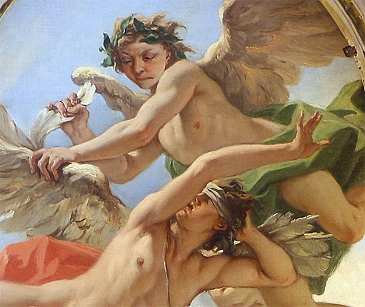 Éros et Antéros ou La Punition d’Amour, 1706-1707, Sebastiano Ricci, Florence, Palazzo Marucelli-Frenzi