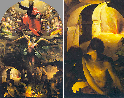 Saint Michel chasse les anges, Domenico Beccafumi