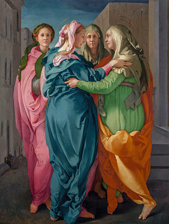 Visitation, vers 1528, Jacopo Pontormo