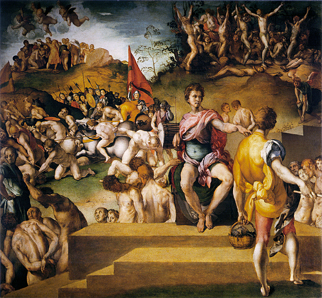 Martirio de los Diez Mil, Jacopo Pontormo