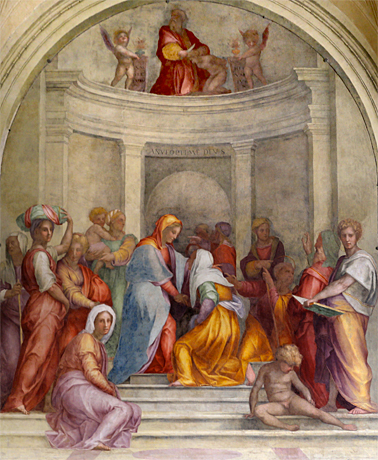 La Visitación, Pontormo