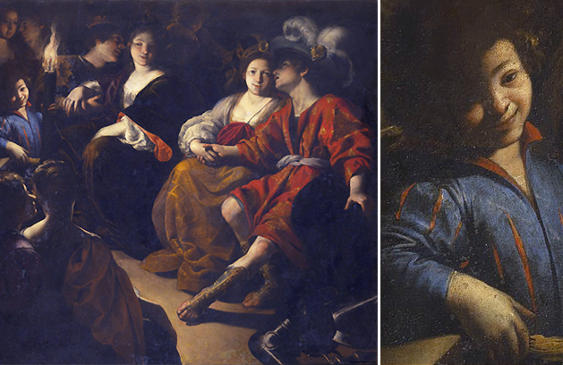 Ruggiero en la corte de Alcina, c. 1624, Rutilio Manetti, Florencia, Galleria Palatina.