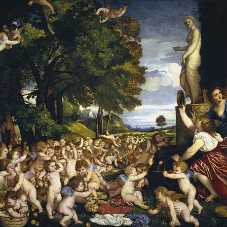 L’Offrande à Vénus, 1518-1519, Titien, Madrid, musée du Prado.