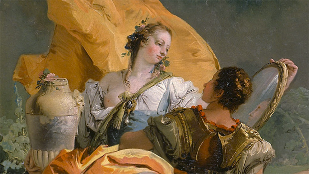 Rinaldo y Armida en el jardín, 1742-45, Giambattista Tiepolo, Chicago, The Art Institute.