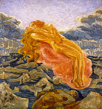 Le Rêve ou Paolo et Francesca, 1908-1909, Umberto Boccioni, Milan, Collection privée.