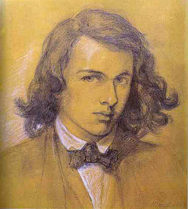 Autorretrato a los 19 años, Dante Gabriel Rossetti, Londres, National Portrait Gallery.