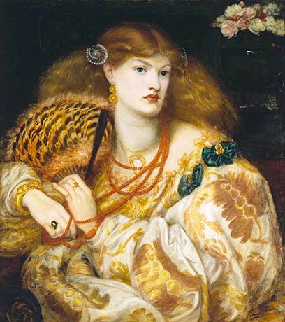 Dante Gabriel Rossetti, Monna Vanna, 1866, Londres, Tate Britain.