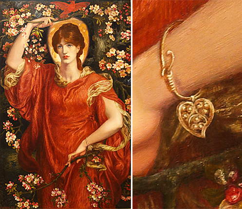 Una vision de Fiametta, 1878, Dante Gabriel Rossetti, Colección privada.