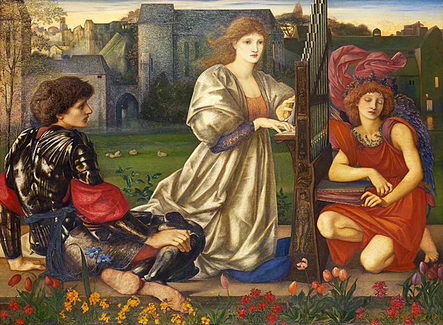 Chant d’Amour, 1866-1877, Edward Burne-Jones, New York, Metropolitan Museum. 