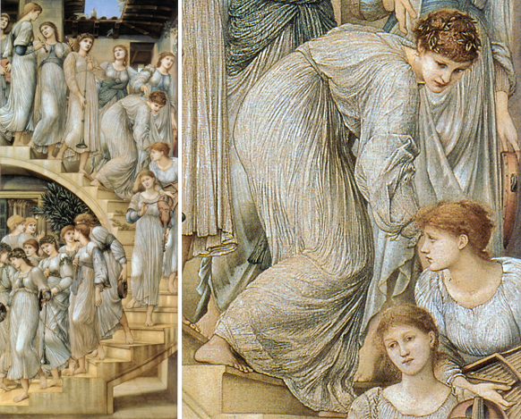 L'escalier d'or, c. 1872, Edward Burne-Jones, Londres, Tate Britain.