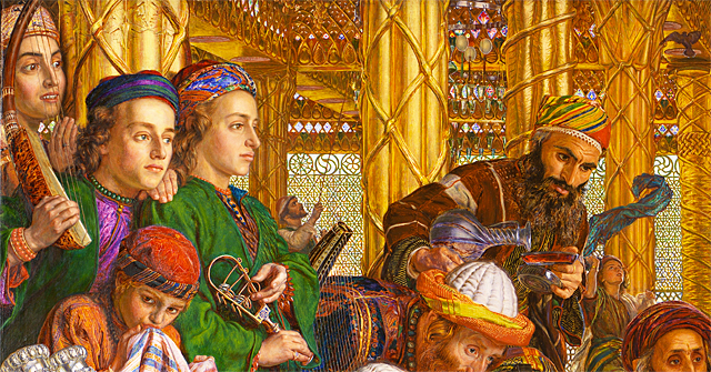 Découverte de Jésus dans le Temple, 1854-1860, William Holman Hunt, Birmingham, Museum and Art Gallery.