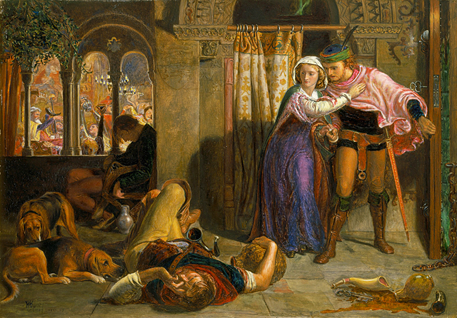 La víspera de santa Inés, 1848, William Holman Hunt, Colección privada.