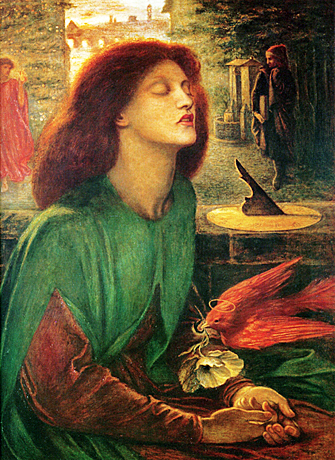 Beata Beatrix, 1872, Dante Gabriel Rossetti, Londres, Tate Britain.