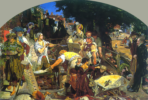 El Trabajo, 1852-1863, Ford Madox Brown, Manchester, City Art Galleries.