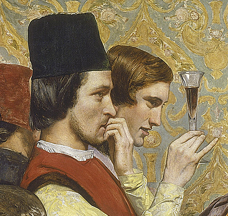 Lorenzo e Isabella, 1849, John Evertt Millais, Liverpool, Walker Art Gallery.