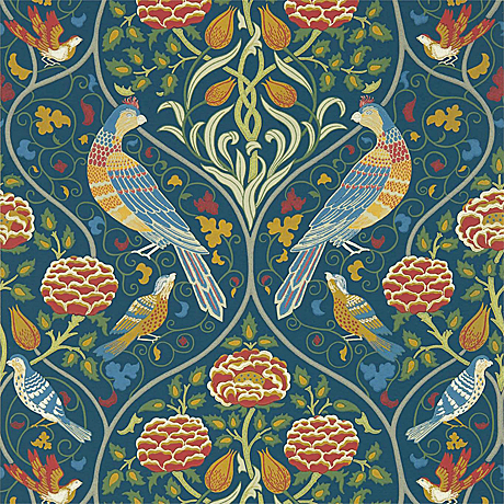 Seasons c.1895, William Morris, papel pintado, Victoria & Albert Museum.