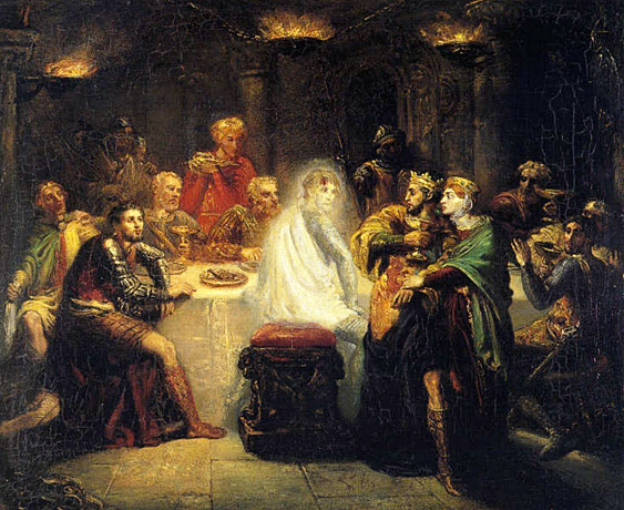 Le spectre de Banquo, 1854, Théodore Chassériau, Reims, musée des Beaux-Arts.