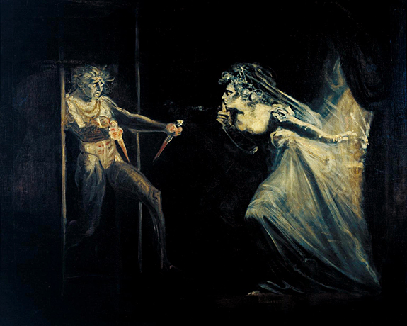 Macbeth Seizing the Daggers, 1780, Johan Heinrich Füssli, Londres, Tate Britain.