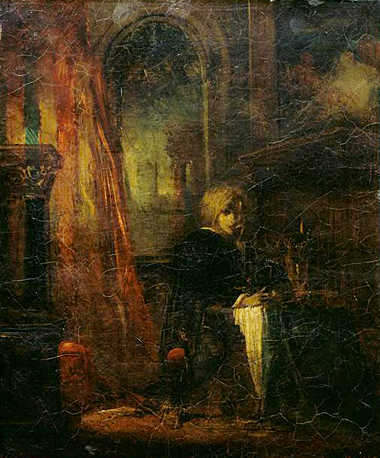 Hamlet, 1850, Gustave Moreau, París, museo Gustave Moreau.