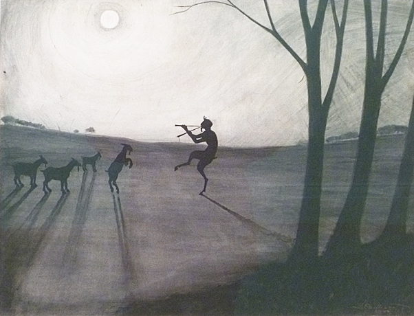 Faune au clair de lune, 1900, Léon Spilliaert, Colección privada.