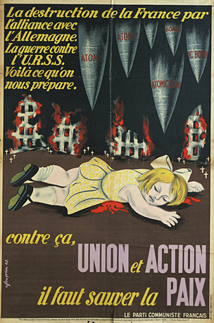 Il faut sauver la paix. Affiche d’André Fougeron, 1948, The Bridgeman Art Library.