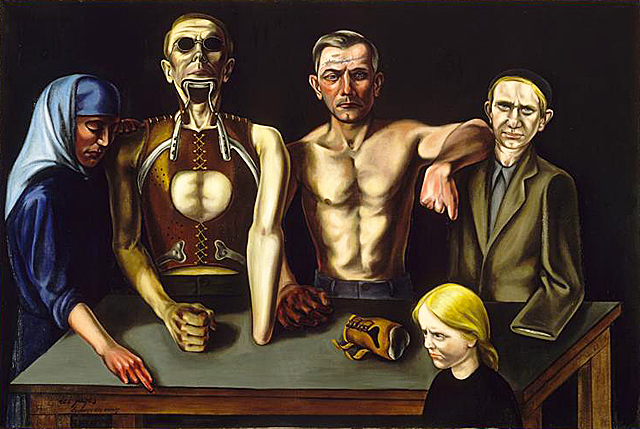 Los jueces, el país de las minas, 1950, André Fougeron, París, Centre Pompidou.