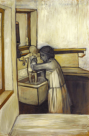 Mother Bathing Child, 1953, Jack Smith, Londres, Tate Modern.