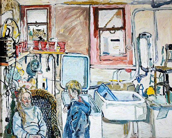 Kitchen, 1965, John Bratby, Collection privée.