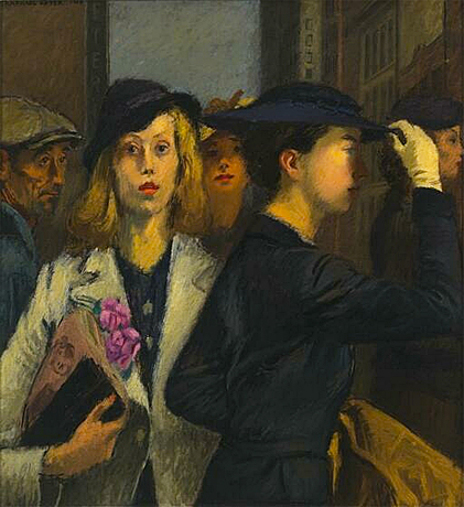 Office Girls, 1936, Raphael Soyer, New York, Whitney Museum of American Art.