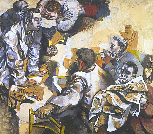 La discusión, 1959-1960, Renato Guttuso, Londres, Tate Modern.