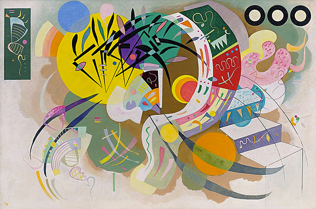 Dominant Curve (Courbe dominante), 1936, Vassily Kandinsky, New York, Guggenheim Museum.