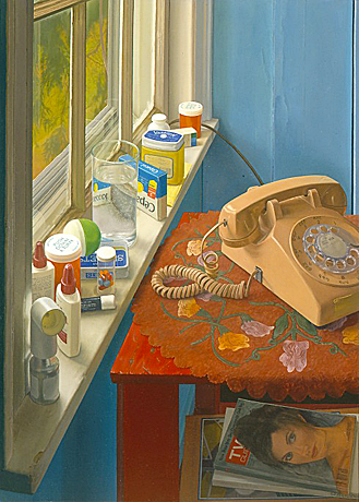 Bedside Still Life, 1982, Catherine Murphy, Collection privée.