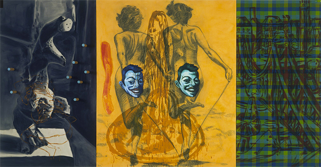 Muscular Paper, 1985, David Salle Muscular Paper, 1985, David Salle, New York, Museum of Modern Art (MoMA)