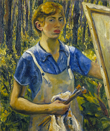 Autoportrait, vers 1928, Lee Krasner Autoportrait, vers 1928, Lee Krasner, New York, Pollock-Krasner Foundation.