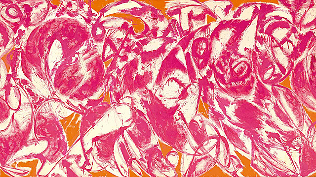 Combat, 1965, Lee Krasner Combat, 1965, Lee Krasner, Melourne, National Galery of Australia.