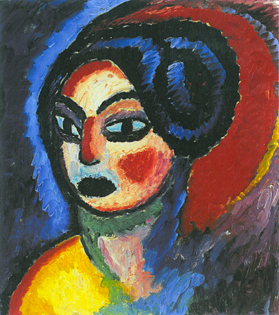 Princesa Turandot, 1912, Alexej von Jawlensky, Berna, Zentrum Paul Klee.