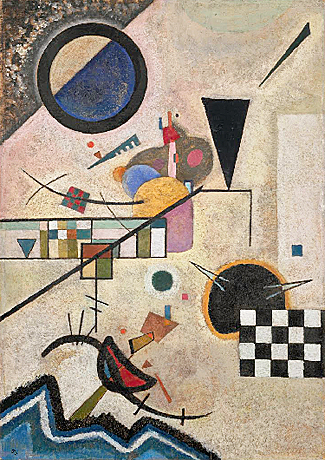 Accords opposés, 1924, Wassily Kandinsky, París, Centro Pompidou.