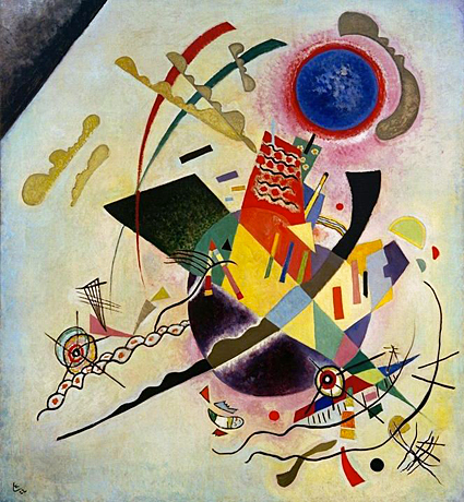 Círculo azul, 1922, Wassily Kandinsky, Nueva York, Guggenheim Museum.