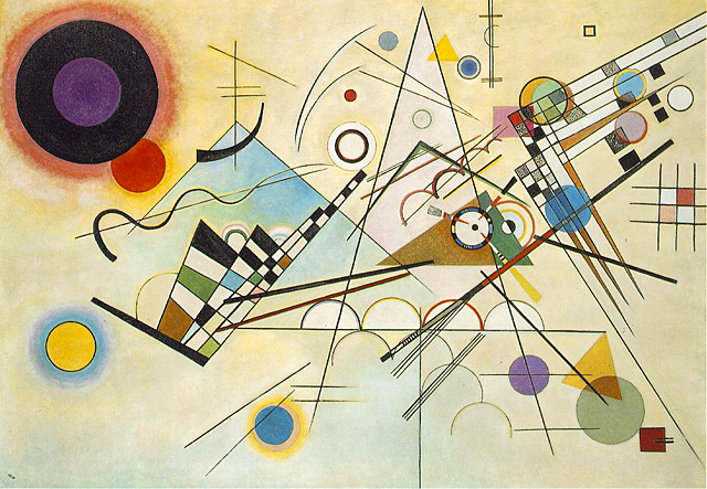Composición VIII, 1923, Wassily Kandinsky, Nueva York, Guggenheim Museum.