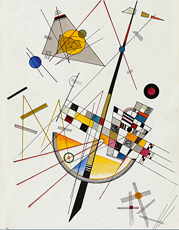 Tension douce, 1923, Wassily Kandinsky, Madrid, Museo Thyssen-Bornemisza.