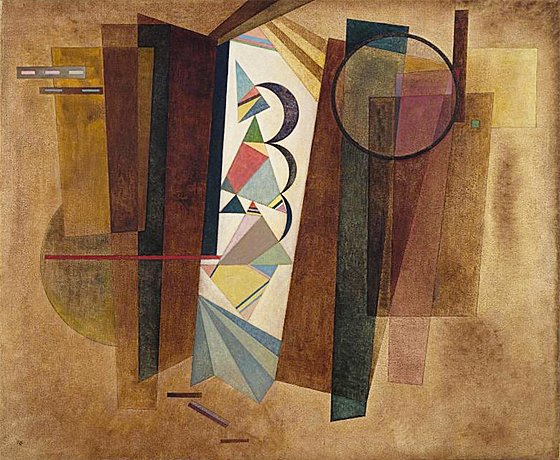 Desarrollo en marrón, 1933, Wassily Kandinsky, París, Centro Pompidou.