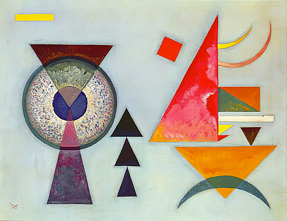 Soft dur (doux dur), 1927, Wassily Kandinsky, París, Galerie Maeght.