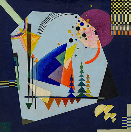 Tres sonidos, 1926, Wassily Kandinsky, New York, Musée Guggenheim.