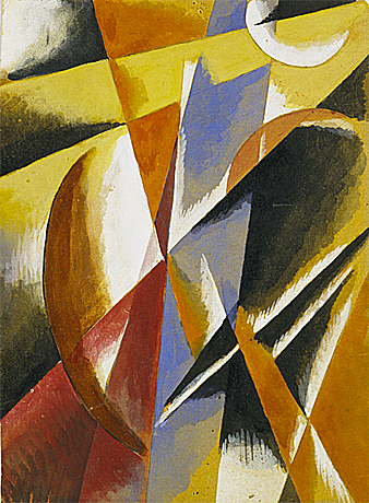 Composición, 1920, Lyubov Popova, Nueva York, MoMA.