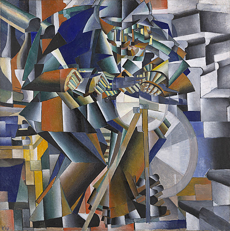 El afilador, 1912, Kasimir Malevitch, Yale University Art Gallery.