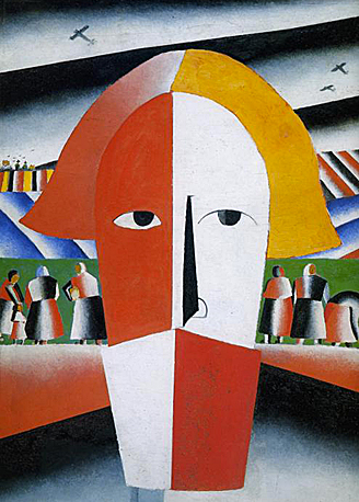 Tête de paysan, vers 1928-1930, Kasimir Malevitch, Saint-Pétersbourg, Musée Russe