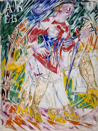 Paseo, Venus de boulevard, 1912-1913, Mikhail Larionov, París, Centro Pompidou.